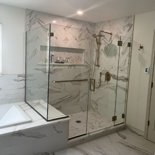 Frameless Door Panel and Return U-Channel  Image